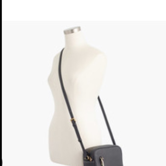 J. Crew Crossbody Bag in Dark Gray and Cream - Picture 2 of 2